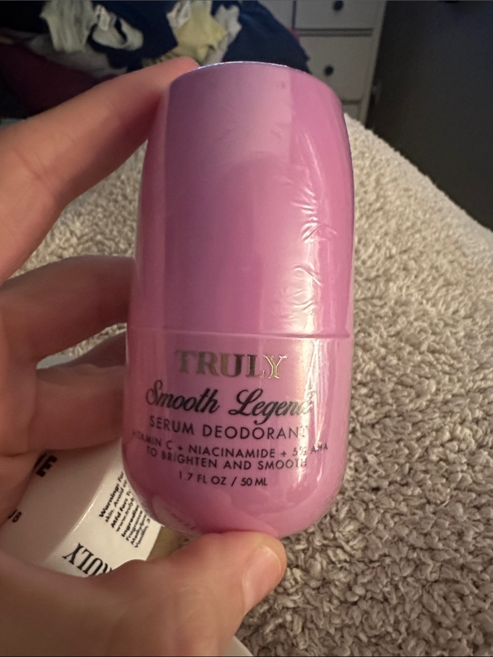 TRULY body scrub and deodorant. 2 are sealed in plastic, 1 new with no plastic. - Picture 4 of 4